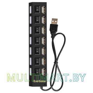 USB-хаб ExeGate DUB-72SW (EX293978RUS) картинка 3